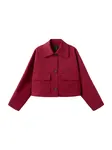 MANGO Prechodná bunda 'BRAVA'  tmavočervená