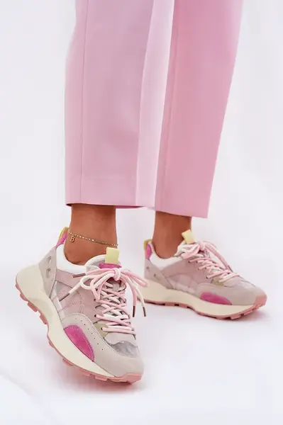 VINCEZA Zamszové Sportovní Boty Sneakersy Dámské