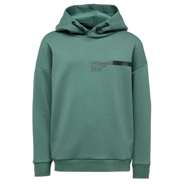Lewro PADRIN Chlapčenská mikina cez hlavu, zelená, veľkosť 116-122