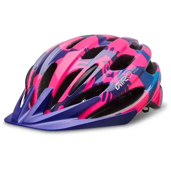 Giro RAZE JR Detská cyklistická prilba, ružová, veľkosť (50 - 57)