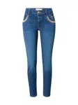 MOS MOSH Džínsy  svetlobéžová / modrá denim