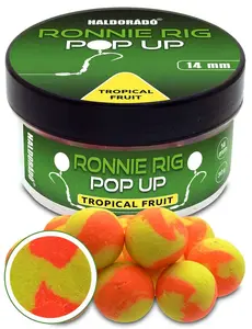 Haldorádó plovoucí boilie pop-up ronnie rig 30 g 14 mm - tropical fruit