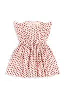 Šaty Konges Sløjd CHLEO DRESS OCS růžová barva, mini, KS103197