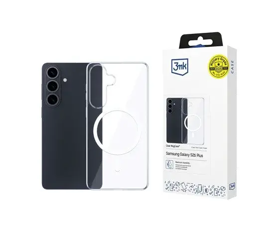 3mk ochranný kryt EverClear MagCase pro Samsung Galaxy S26+