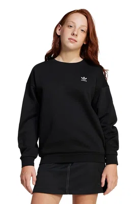 Mikina adidas Originals černá barva, hladká, JC8422