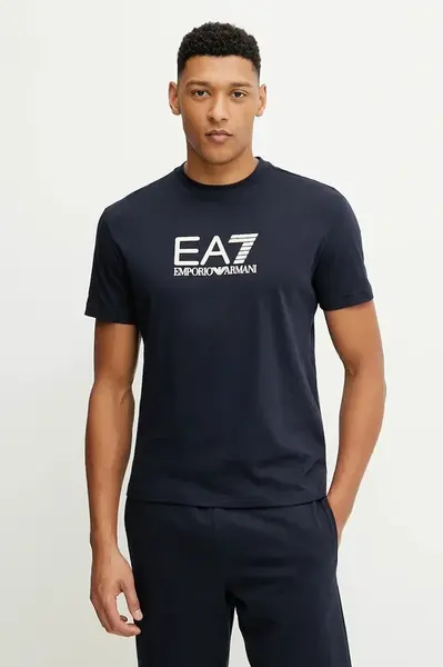 Bavlněné tričko EA7 Emporio Armani