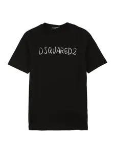 DSQUARED2 Tričko  čierna / biela