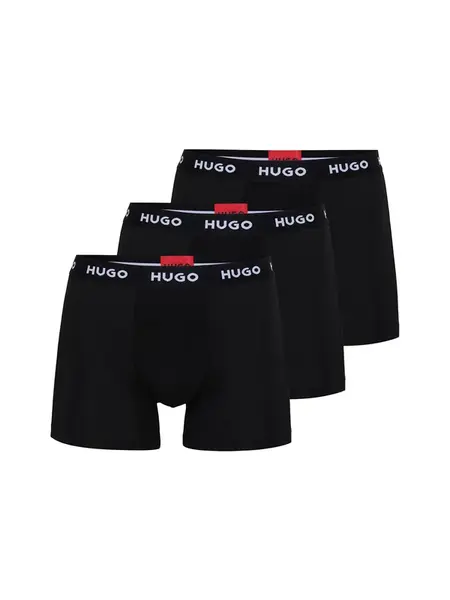 HUGO Boxerky  červená / čierna / biela