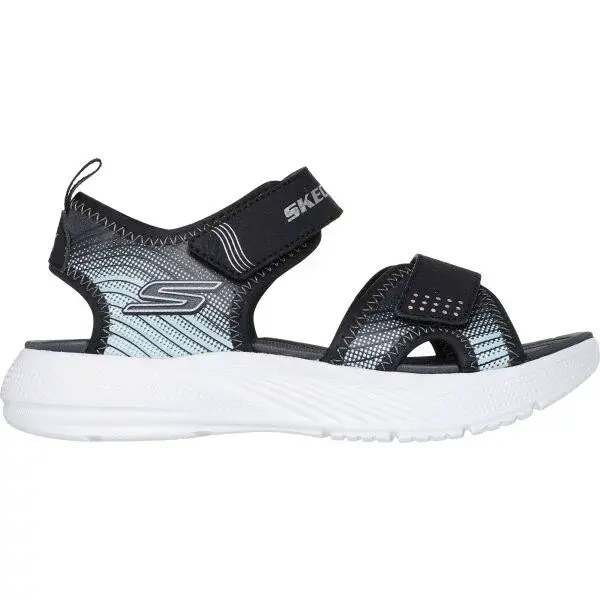 Skechers MICROSPEC - SPLASH Dětské sandály, černá, velikost