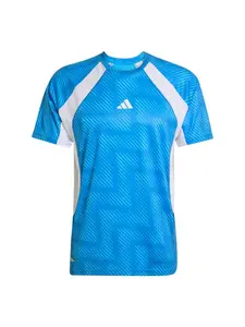 ADIDAS PERFORMANCE Funkčné tričko  modrá / biela