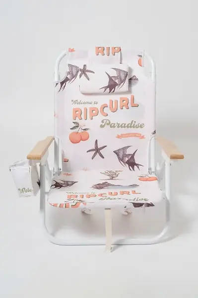 Plážové lehátko SunnyLife Welcome to Paradise Chalk x Rip Curl béžová barva