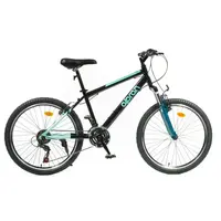 Odlehčené juniorské kolo Olpran Helix ALU 24" - model 2026 15" (135-155 cm) černá/mořská zelená