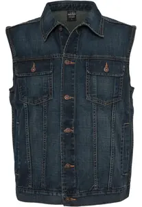 Denim vest denimblue