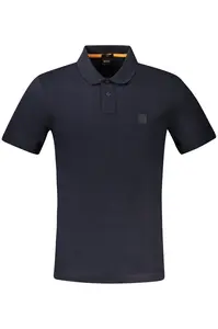 HUGO BOSS pánské modré polo triko