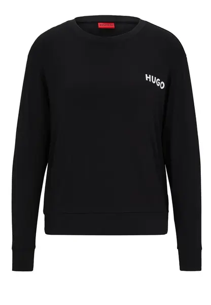 HUGO Tričká na spanie 'Unite'  čierna / biela