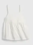 GAP Dětský top peplum knit tank - Holky