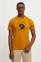 Sportovní triko Fjallraven Fjällräven Fox hnědá barva, s potiskem, F87052