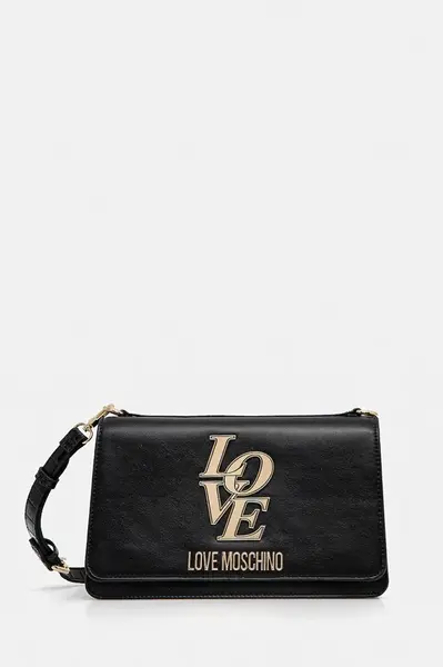 Kabelka Love Moschino černá barva, JC4155PP1