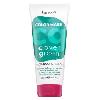 Fanola Color Mask vyživující maska s barevnými pigmenty pro oživení barvy Clover Green 200 ml
