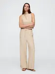 GAP Linen Trousers Wide - Women's