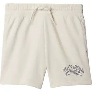 GAP FASHION LOGO Detské šortky, béžová, veľkosť 4Y