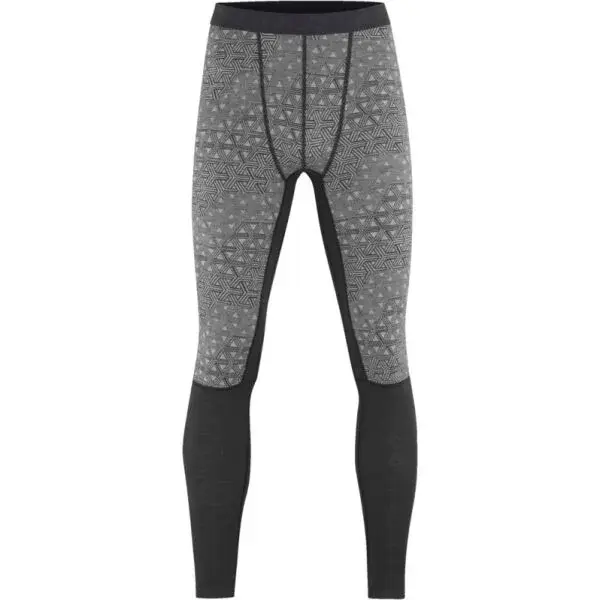 Bula GEO MERINO WOOL PANTS Pánske Merino spodné nohavice, tmavo sivá, veľkosť