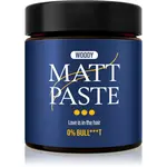 Steve's Hair Paste Strong zmatňujúca stylingová pasta Woody 90 g
