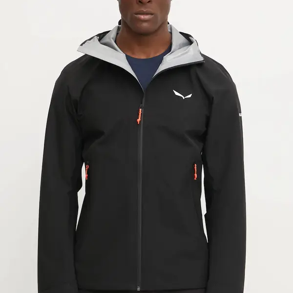 Outdoorová bunda Salewa Puez GTX 3L černá barva, gore-tex, 00.0000029090