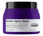 Maska pro uhlazení krepatých vlasů Loréal Professionnel Serie Expert Keratin Alpha Sleek - 500 ml - L’Oréal Professionnel + dárek zdarma