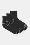 Ponožky Timberland 3-pack černá barva, TB0A6BAQ0011