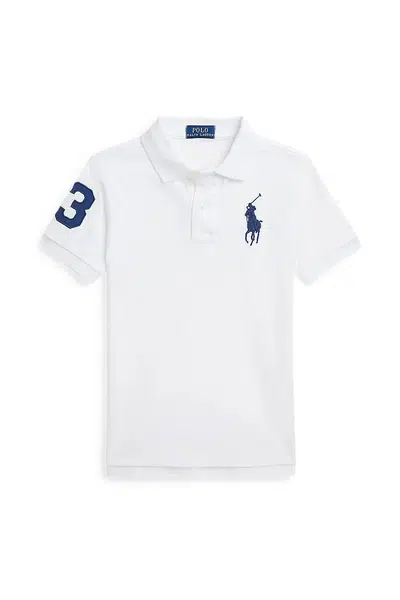 Polo tričko Polo Ralph Lauren bílá barva, 322703635099