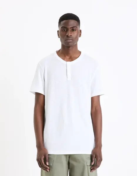 Celio Tričko henley Geliney - Pánské
