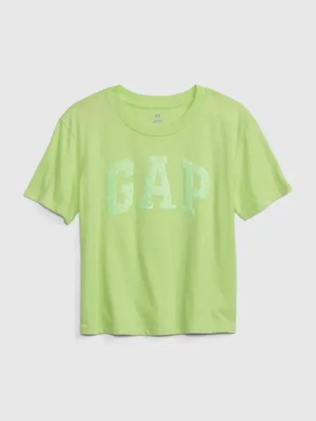 Dětské tričko organic logo GAP - Holky
