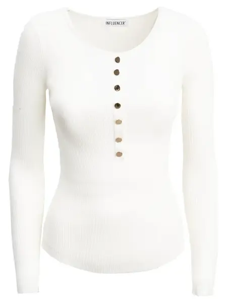 Influencer Sveter  biela