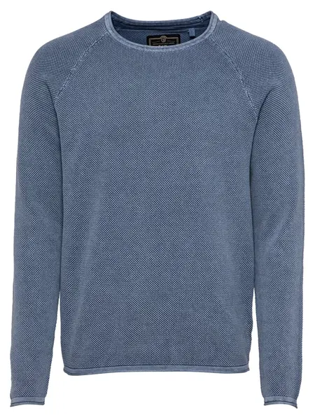 Key Largo Sveter 'Thomas'  modrosivá