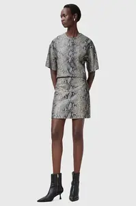 Kožená sukně AllSaints RENAI