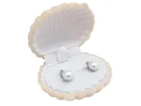 JK Box Dárková krabička na náušnice Mušle GD-7/A20