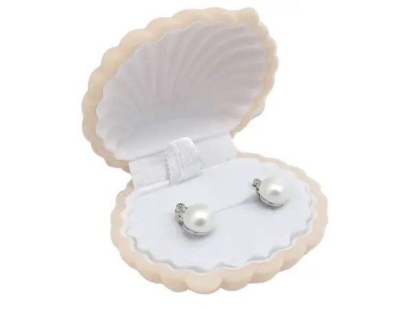 JK Box Dárková krabička na náušnice Mušle GD-7/A20