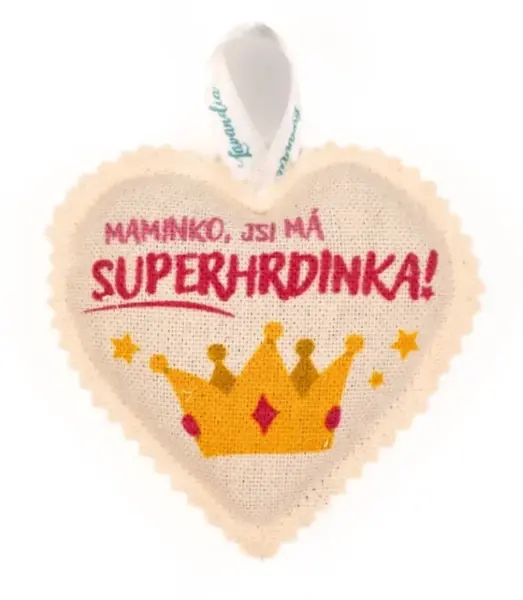 Vonné srdíčko, máma, moje superhrdinka