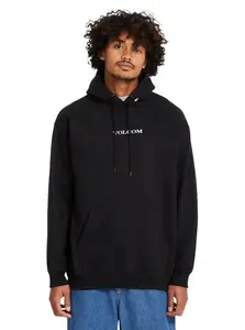 Volcom pánská mikina Stone Po Black | Černá | Velikost XL