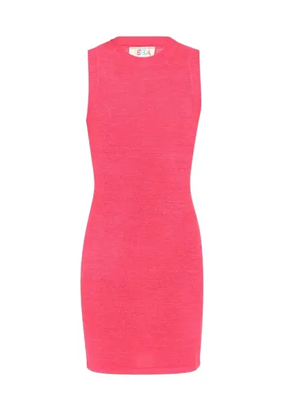 IZIA Pletené šaty 'Boho'  malinová