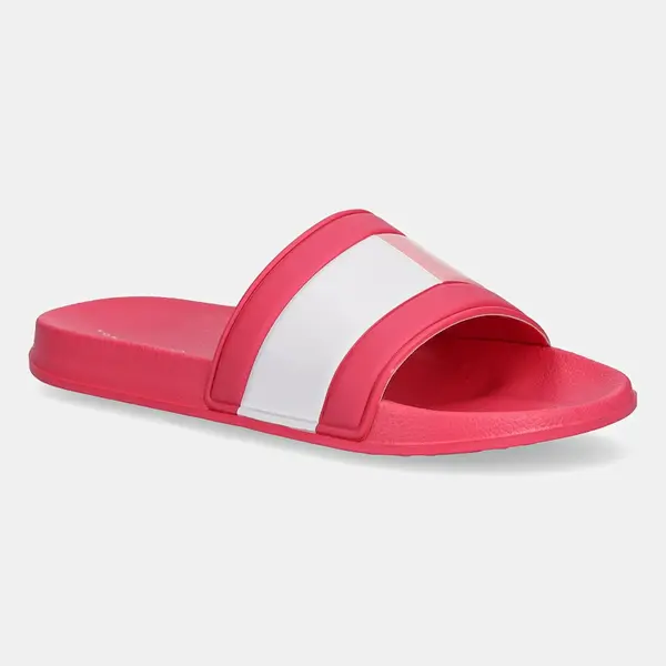 Dětské pantofle Tommy Hilfiger růžová barva, T3A0-33814