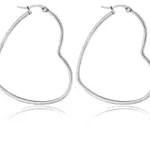 Troli Romantické ocelové náušnice Srdíčka