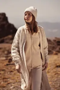 Marisse Women's Sweater Z-Sw-4522 L.Beige Mel