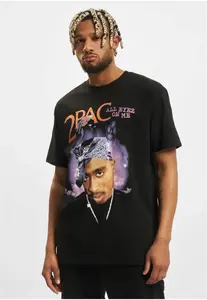 Oversize tričko Tupac All Eyez On Me Anniversary černé