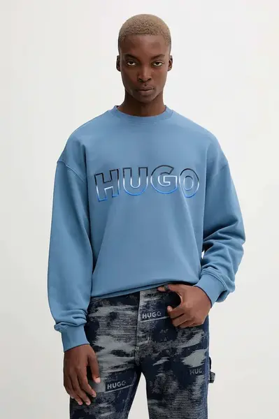 Bavlnená mikina Hugo Blue Nogocrew