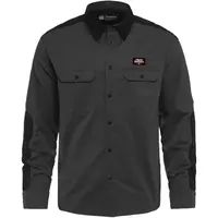 Horsefeathers PROM Pánska cyklistická košeľa, tmavo sivá, veľkosť