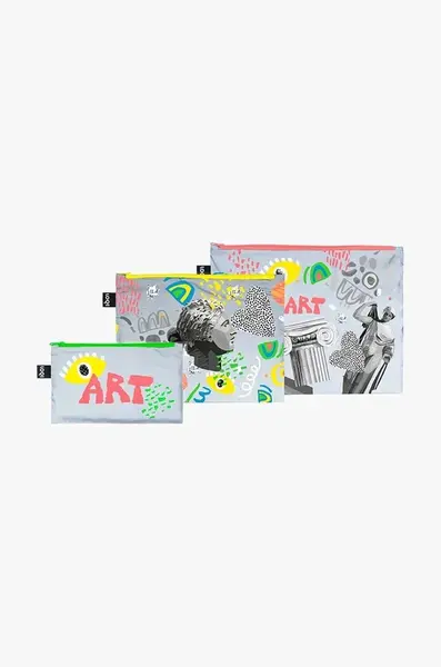 LOQI Sada taštiček LOQI CLASSIC ART 3-pack