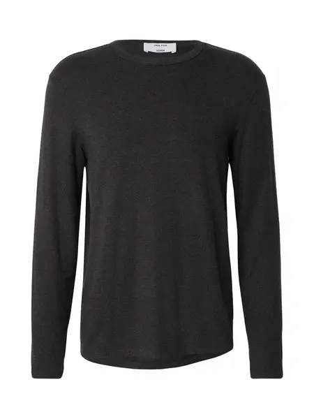 DAN FOX APPAREL Tričko 'Simon'  tmavosivá