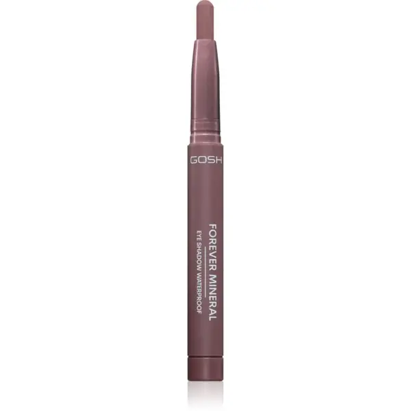 GOSH COPENHAGEN Forever Mineral Matte dlouhotrvající oční stíny v tužce odstín 018 Matt Plum 1.4 g